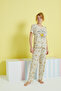 Multicolor Knitted Pajama Set - 2