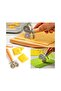 Wooden Handle Dough and Pizza Cutting Roller Pizza Cutter 2-Piece Dough-Pizza Cutting Roller 1 Piece - 2