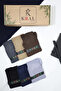 6 Pairs of Men's Bamboo Seamless Classic Socks in Premium Gift Box - 6