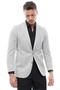 Herringbone Patterned Jacket - 4