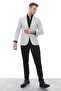 Herringbone Patterned Jacket - 8