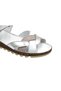 (Clavi) Genuine Genuine Leather Poly Light Sole Stitched Casual Women's Comfort Sandals WHITE - 5
