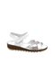 (Clavi) Genuine Genuine Leather Poly Light Sole Stitched Casual Women's Comfort Sandals WHITE - 2