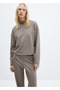 High-Necked Degaje Collar Sweatshirt