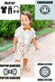 Cream Salopet White Shirt And Orange Bow Tie Baby And Children's Clothing Men's Holiday Gift