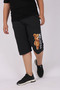 Boy's Robotic Teddy Bear Print Detailed Pocket Shorts/Capri - 2