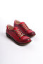 Celeste Ellington Red Women's Lace-Up High-Sole Sneaker Sports Shoes
