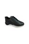 4964C MEN'S GENUINE LEATHER CASUAL SHOES BLACK
