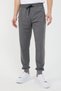 Black-navy-anthracite 3-piece Men's Sweatpants with Leg Ribbed Pocket Zipper Detail - 4
