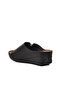 38-973 Black Women's Wedge Heel Slippers - 4