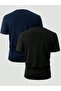 Pack of 2 Unisex Printed Oversize Crew Neck T-shirt - 2