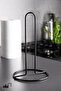 Bread Basket Service Presentation Set Towel Holder Napkin Holder Trivet Bread Holder - Set of 4 Black - 5