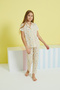 multi-colored Knitted Buttoned Pajamas Set - 4
