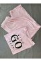 Summer Printed Ribbed Pajamas Set - 3