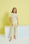 Multicolor Knitted Pajama Set - 4