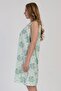 Women's Zero Sleeve Green Nightgown C3T9N3161 - 3