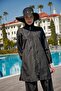 Remsa Parachute Waterproof Full Covered Hijab Swimsuit R078 Nazlı Black - 3