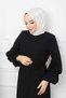 NEW SEASON RABIA FABRIC POUCH STYLISH DESIGN YOUTH FERACE DRESS ABAYA - 4