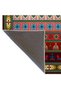 Mixed Color Diamond Geometric Patterned Ethnic Woven Base Carpet 4244 - 5