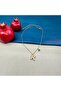 Women's Steel Balloon Letter Evil Eye Beaded Necklace