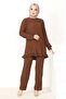 Fernur Brown 516 - Frilly Double Set - 4