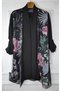 Plus Size Chiffon Interlaced Evening Dress Blazer - 2