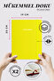Nota Bene Classic Hard Cover Notebook, 19x25 cm, Striped - 2