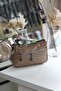 Women's Mink Patent Leather Cross Zipper Shoulder Bag - 2