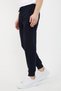 Black-navy-anthracite 3-piece Men's Sweatpants with Leg Ribbed Pocket Zipper Detail - 3