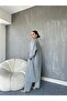 WOMEN'S COMFORTABLE FIT SIZE DETAILED BLUZED CARDIGAN PANT 3-PIECE SET - 5