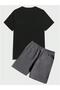 Unisex New Season 2-Piece Future Live Life Printed Shorts T-Shirt Set - 2