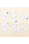 Muslin Bib Handkerchief Shoulder Handkerchief Set - Bird