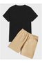 Unisex New Season 2-Piece Future Live Life Printed Shorts T-Shirt Set - 2
