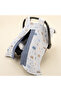 Muslin Double Sided Stroller Cover and Cushion - Indigo Muslin - Blue Cloud - 6