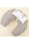 Muslin Double Sided Nursing Pillow and Small Pillow - Light Gray Muslin - Gray Rabbit - 4