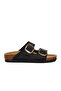 PC-6958 Black Women's Cork Slippers