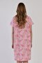 Women's Short Sleeve Pink Nightgown C0T8N3161 - 4