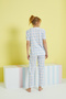 multi-colored Knitted Buttoned Pajamas Set - 3