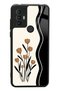 Tcl 30Se Glossy Phone Case with Flower Motif Design