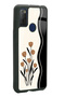 Tcl 20E Compatible Glossy Phone Case with Flower Motif Design - 2