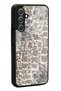 Samsung A54 Glossy Phone Case with Leaf Design with Stones - 2