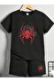 Boy/Girl's Spider Patterned T-Shirt and Shorts Set