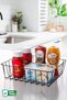 Multi-Purpose, Decorative, Organizer Metal Basket Black