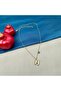 Women's Steel Balloon Letter Evil Eye Beaded Necklace - 2