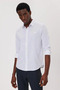 LCM241005 Lee Cooper Ketsa Men's U.Sleeve Woven Shirt 242 WHITE