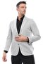 Herringbone Patterned Jacket - 7