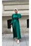 LONG CUFFED DRESS - 5
