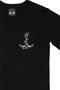 Anchor Sailor Pocket Logo Design Black T-Shirt - 2