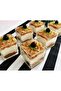 6 Pieces Glass Square Magnolia Dessert and Ice Cream Bowl - 3