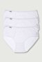Women's White 3 Pack Lycra Bato Panties ELF568T0924CCM3
